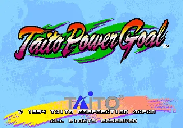 Taito Power Goal (World) screen shot title